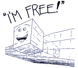 "I'M FREE!"